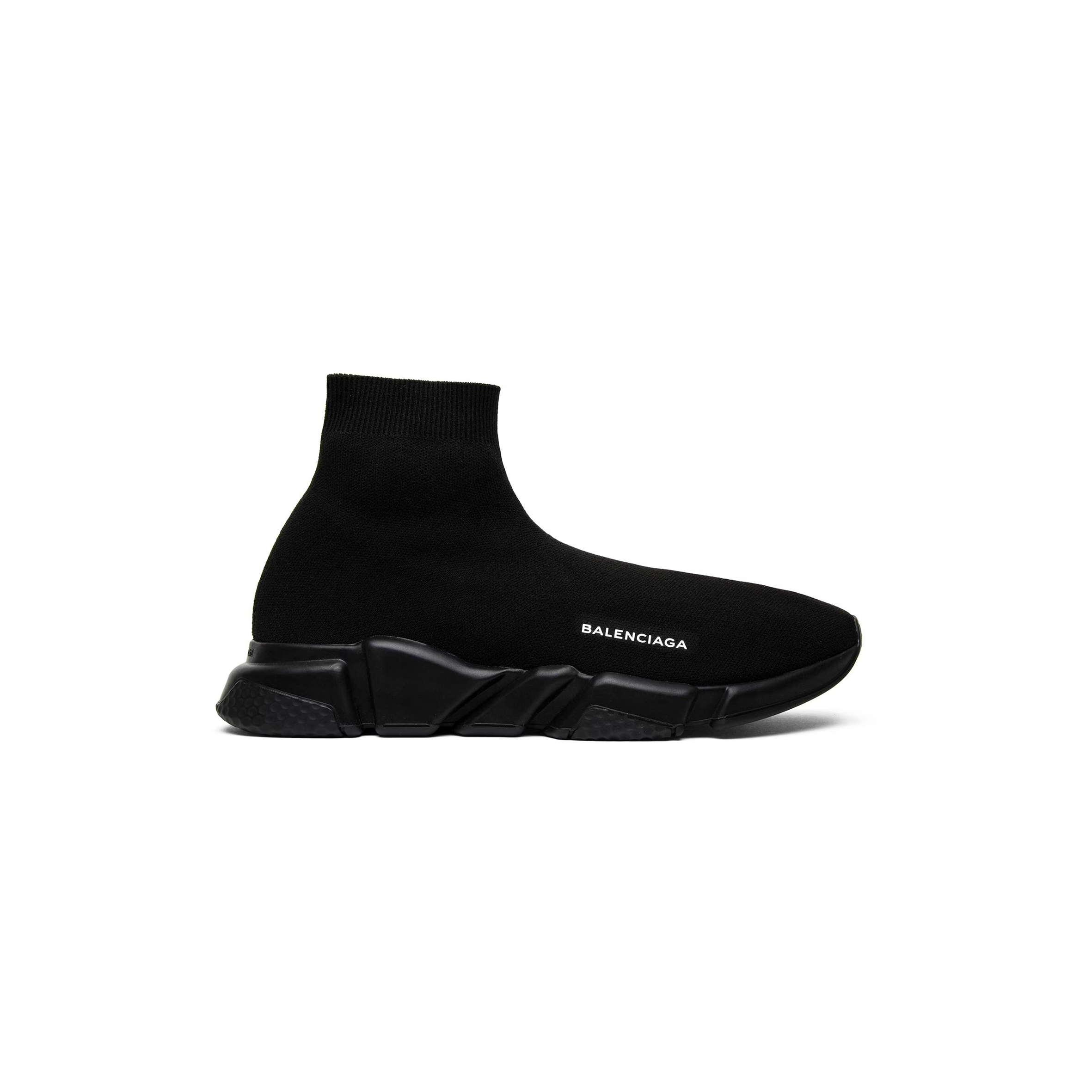 Ba*len*cia*ga speed trainer mid triple black 485625w05g01000